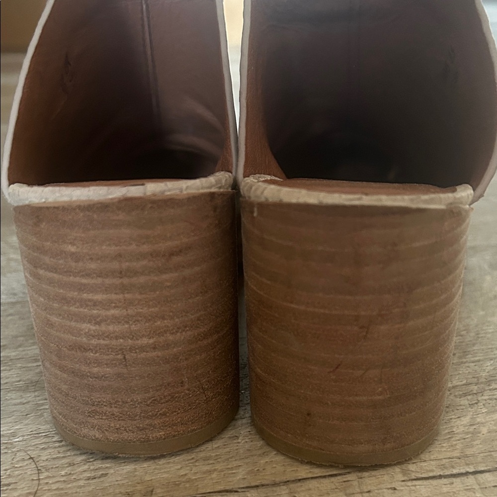 Report Cream Textured Mules - Picture 5 of 6